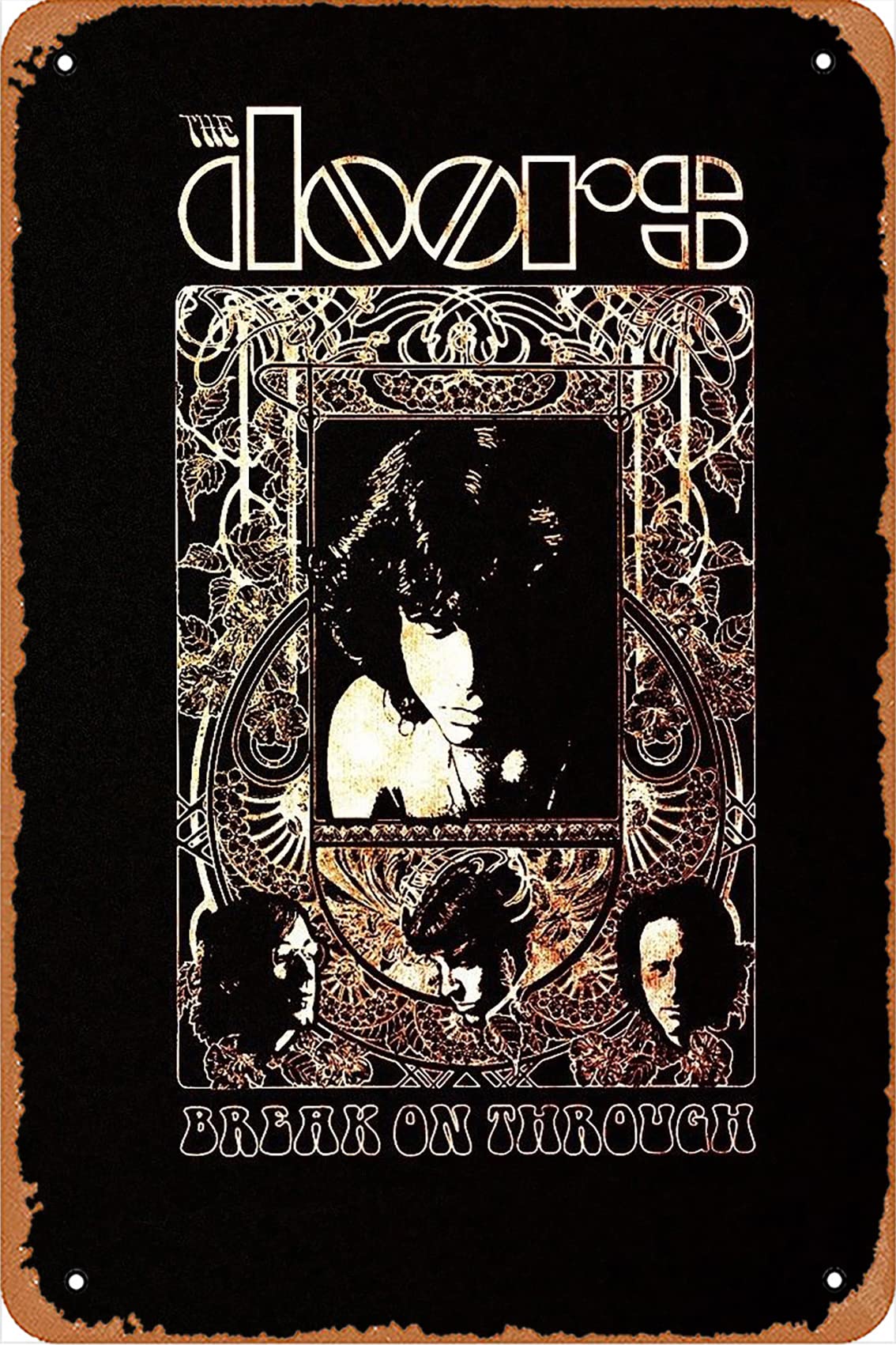 Amazon.com: The Doors Poster Band Poster (10) Vintage Metal Tin